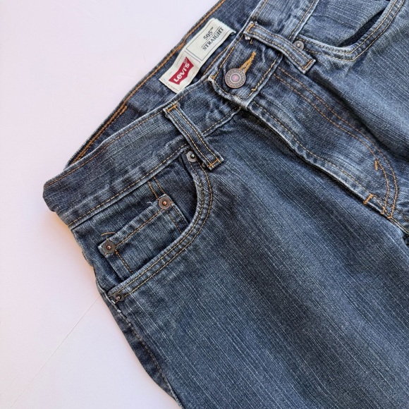 Boys Levi’s 505 Straight Leg Jeans Size 8 Husky 
28w x 23l​ - Picture 2 of 9